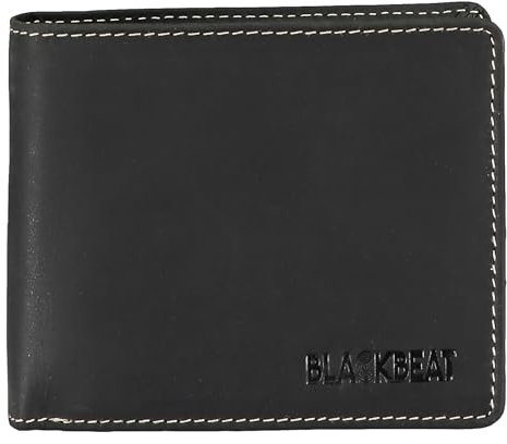 Blackbeat Geldbörse Wesley RFID-Schutz (Schwarz)