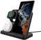 Wireless Charger for Samsung 3 in 1 Wireless Charging Station Compatible with Galaxy Watch 7/6/5/4/3/Active 2/1 Galaxy Buds 3/3 Pro Z Flip Fold 6/5/4 Samsung S25 S24 S23 S22 S21 Ultra Plus FE Note 20