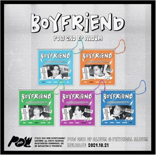 Generisch POW 2nd EP Album+Folded Poster (5 ver. Set, + 2 Folded Posters) + Tracking Number
