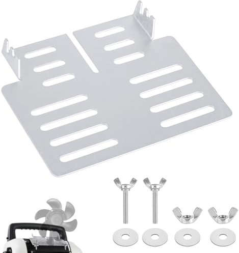 Heat Powered Stove Fan Mounted Accessories, Bottom Hollow Design Wood Stove Fan Bracket for Mr. Heater Buddy MH9BX, MH12HB, MH18B, Stainless Steel Outdoor Fixing Fireplace Fan Accessories