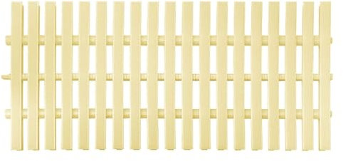 MMDXDLX Grille de Débordement de Piscine Couverture de fossé de Drainage Robuste en Plastique ABS, Drainage à Trois interfaces for allées, patios et terrasses(20x 100cm,2 Pieces)