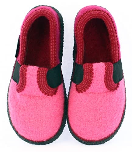 Beck Unisex Kinder Bobby Blau Hausschuhe, Pink, 35 EU
