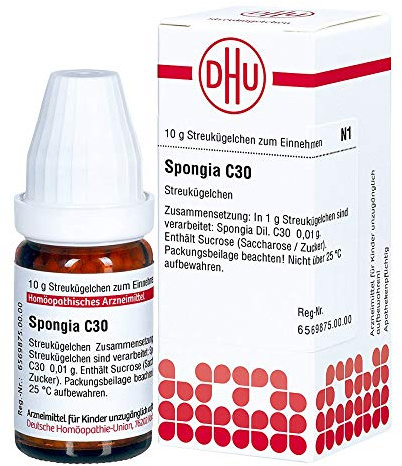 DHU Spongia C30 Streukügelchen, 10 g Globuli