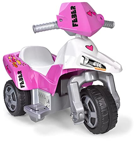 Feber 800009608 - Trimoto Sweety 6V, kindermotorrad, pink