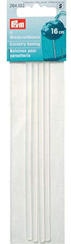 Prym Abbigliamento, Transparent, 16 cm, 4 Stück