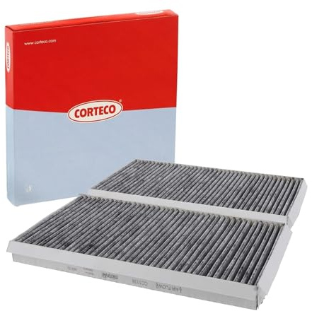 Corteco 21653064 Filter, Innenraumluft vorne | 21653064 Kompatibel mit 5 (E60),5 Touring (E61),6 (E63),6 Cabriolet (E64),B5 (E60),B5 Kombi (E61),B6 Cabriolet (E64),B6 Coupe