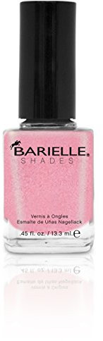 B nail Shade satin Glow, un velato rosa W/Gold Shimmer