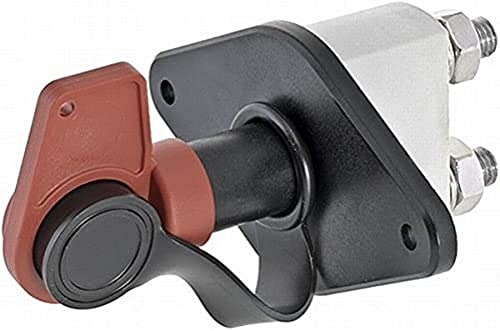 HELLA 6EK 002 843-151 Hauptschalter, Batterie - Drehbetätigung - 24V - geschraubt - Schließer - oval