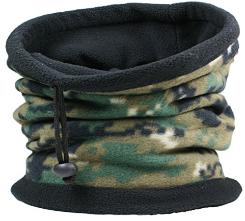 UNISEX SUPER SOFT CAMOFLAGE NECK WARMER GAITER HAT