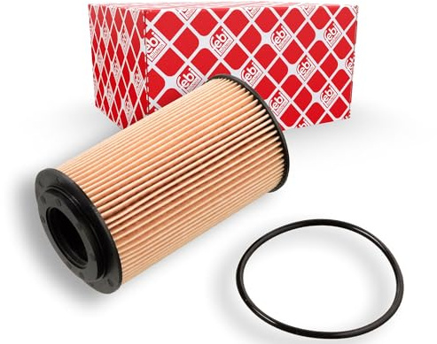 febi bilstein 101442 Ölfilter mit Dichtring , 1 Stück | Kompatibel mit: PORSCHE 911, 911, 911 Cabriolet, 911 Cabriolet, 911 Targa, BOXSTER, BOXSTER, CAYMAN