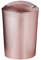 PHYNEDI 10L Kunststoff Mülleimer mit Schwingdeckel Flip Top Mülleimer-Roségold