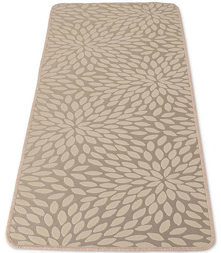 Casatessile Ariel -Tappeto Cucina Made in Italy, Antiscivolo, Lavabile - Passatoia Cucina - Larghezza 50 cm, Lunghezza 150 cm - Beige
