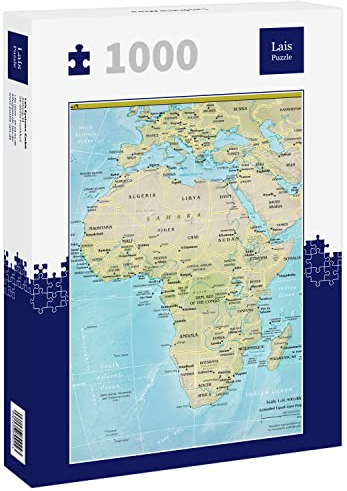 Lais Puzzle Landkarte Afrika 1000 Teile