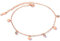 Kim Johanson Edelstahl Damen Fußkettchen *22 Styles* in Roségold mit einem starken Karabinerverschluss inkl. Schmuckbeutel (Feline)