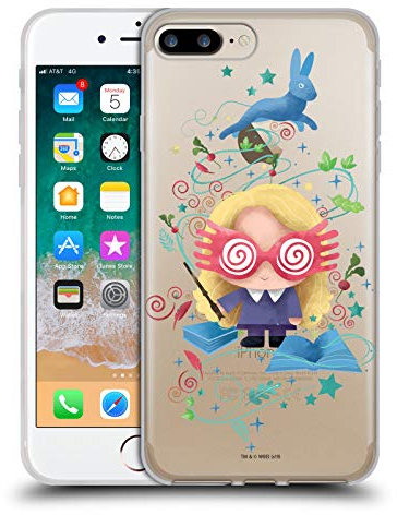 Head Case Designs Officially Licensed Harry Potter Luna Lovegood Deathly Hallows II Soft Gel Case Compatible With Apple iPhone 7 Plus/iPhone 8 Plus