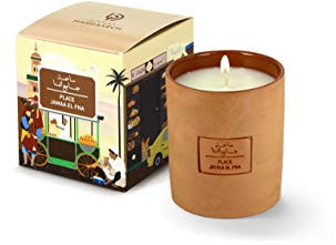 COTE BOUGIE - Bougie en terre cuite Marrakech - Place Jemaa El Fna - Maroc - Senteur épices - Candle