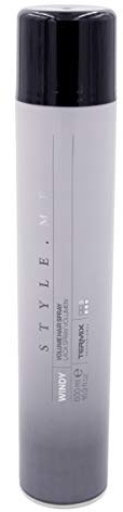 Style.Me Windy Haarspray für verstärktes Volumen von Termix. Fixiert und formt, ohne zu verklumpen, um leichte Looks mit sichtbarer Elastizität zu kreieren. Größe: 500 ml.