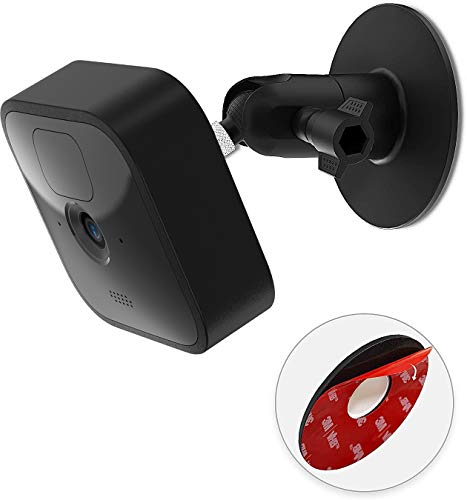 HOLACA All-New Blink Outdoor (4th Gen)/(3rd Gen) Indoor Camera Wall Mount,Wall Mount Kit for Blink without Screws and VHB Stick On - Easy to Install, Strong Adheasive Mount (Black 1Pack)