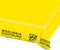 Amscan 9908530 - Tischdecke BVB, Größe 120 x 180 cm, aus Papier, Borussia Dortmund, Tischtuch, Dekoration, Fußball, Party, Fan, Geburtstag, Schwarz-gelb