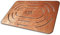 Castelmerlino Tarima para ducha Okumè madera contrachapada marina 78x52 cm para platos de ducha 100x70