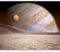 murando Fototapete selbstklebend Jupiter 343x270cm - Foto Tapete Tapetenfolie Möbelfolie Wandverkleidung Wandtapete Motivtapeten Bildtapete Wohnzimmer 3d Effekt Modern Flur Kosmos Mond Astronomie