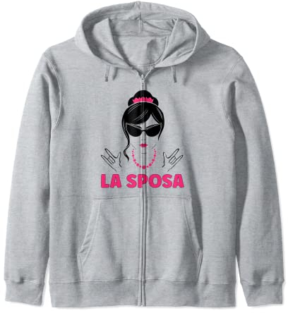 Team Sposa Futura Sposa Divertenti Regalo Amiche Gadget Felpa con Cappuccio