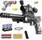 SK MISS Spielzeug Pistole Kinder, Toy Gun mit Zubehörsets, Schaumstoff-Blaster Pistole Spielzeug mit Soft Foam Bullets Darts, Toy Guns für Kinder ab 5 6 7 8 9 Jahren