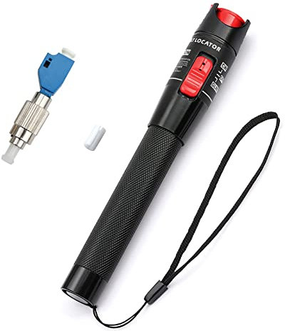 Visual Fault Locator 50KM VFL CATV Telekommunikation Glasfaser Kabel Tester Meter 2,5mm Universal Stecker Single Mode 9/125um FC Stecker auf LC Buchse Adapter