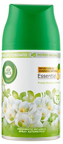 Air Wick Freshmatic Nachfüllpackung Freesie Weiß und Jasmin Raumduft, 250 ml