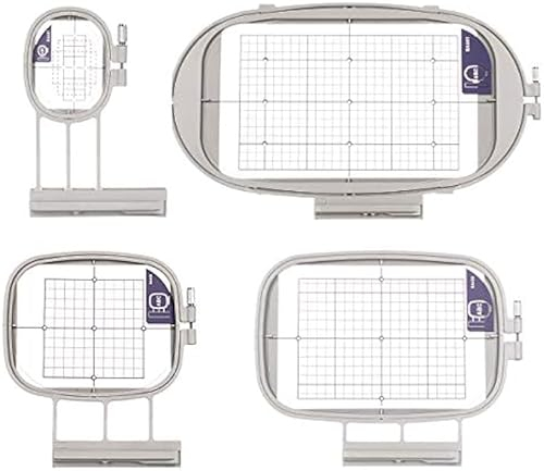 Sew Tech Stickelrahmen für Brother Innov-is 900 90E 955 97E M240ED M280 Innovis Babylock Brother Stickelmaschine Hoop (4in1-Set)