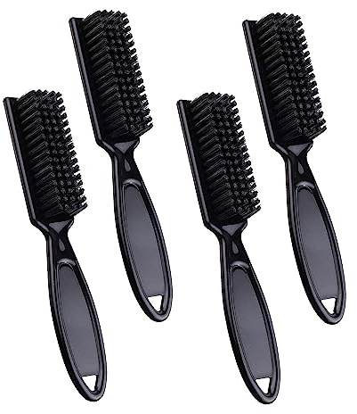 Fade Brush, Clipper Cleaning brush Hair Clipper Cleaning Hair Brush Bristle Hair Brush Beech comb with Beech Handle Used for Men with Thin or Thick Hair Styling Beard Brush