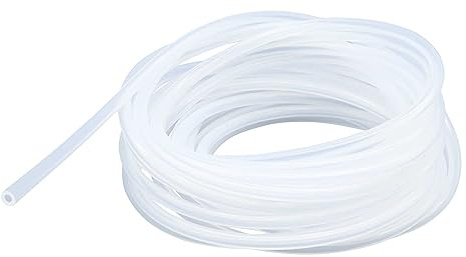 Silicone Tube Food Grade Hoses 12mm ID x 15mm OD 8m, LAVMHAB Flexible Silicone Rubber Tubing Water Air Pipes Clear