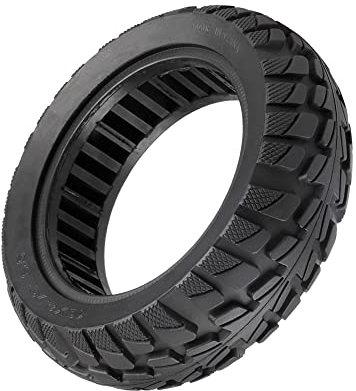 Solid Tires 10 Zoll Elektro-Scooter Räder Ersatzreifen 10x2.70-6.5/255x70(70/65-6.5) Universalreifen für Elektro-Scooter schwarz