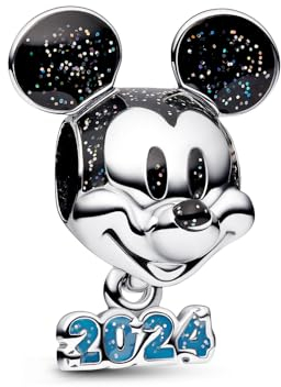 PHCLASY 2024 Weihnachts Maus Charms Kompatibel for Armband und Halskette 925 Sterling Silber Bead Charm Christmas Charms für Damen