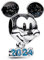 PHCLASY 2024 Weihnachts Maus Charms Kompatibel for Armband und Halskette 925 Sterling Silber Bead Charm Christmas Charms für Damen