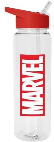 Marvel Bouteille d'eau en plastique 700 ml pour filles, garçons, enfants, cadeaux Marvel pour hommes, femmes et enfants – Produit officiel