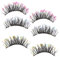 HAKIDZEL 3paires Faux Wispy Pour Femmes Extensions De Maquillage Éblouissantes Pour Performance Sur Scène Duveteux Et Confortables