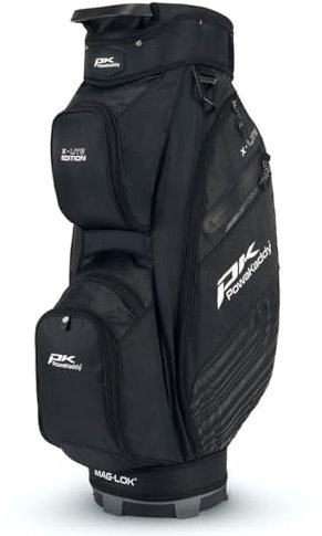 PowaKaddy X LITE GOLF CART BAG – STEALTH BLACK
