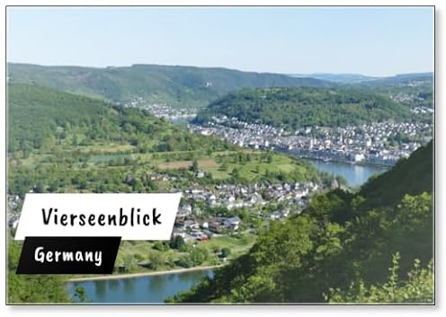 Kühlschrankmagnet Vom Blick Vom Vierseenblick Auf Filsen Und Boppard Am Rhein