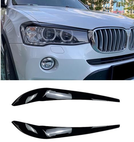 2 x Scheinwerfer-Augenbrauen Trim für BMW X3 F25 X4 F26 2014-2017 15