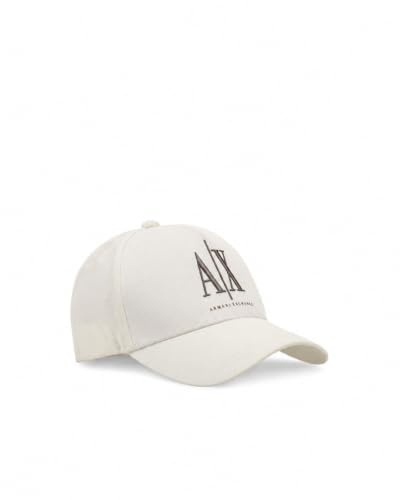 Armani Exchange Herren Baseball Cap Curved Visor Contrast Front Logo