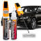 TNSLAND 2 Stück Auto Lackstift Schwarz Glänzend, 12ml Schwarzer Lackstift Auto mit Federn und Pinsel, Professioneller Kratzer Entferner Auto Schwarz, Autolack Schwarz für Auto Kratzer