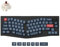Keychron V8 Max Kabellose Mechanische Tastatur, QMK/VIA Programmierbarer Knopf 2.4 GHz/Bluetooth 5.1/USB, Kompakt, RGB LED, Hot-Swap mit Gateron Brown Switch für Mac Windows Linux - Schwarz