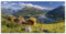 ARTLAND Wanddeko Leinwand Bilder Wandbild 150x75 cm Natur Berge See Sommer Aussicht Rakssetra Fjord Norwegen Reise U5HV