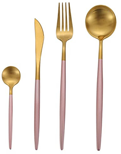 PRETYZOOM forchette lucidanti a specchio forchette per la cena forchette per servire il cibo forchette da frutta
