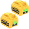 2 Pack 20V/60V 9.0Ah FlexVolt XR Battery for Dewalt DCB609 DCB606 DCB612 DCB184 DCB546 DCB200 DCB201 DCB182, Large Capacity Lithium-ion Battery 9000mAh