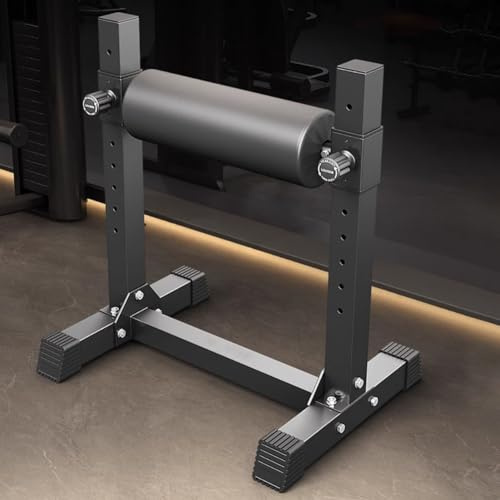 MegLob Deluxe Heavy Duty Split Squat Ständer, Einzelne Beinrollenrolle Für Hüft- Und Beintraining, EIN Bein Squat Roller, 9 Gear REITIONAL Squat Roller, Unterkörper -Übungs -Spezialmaschine