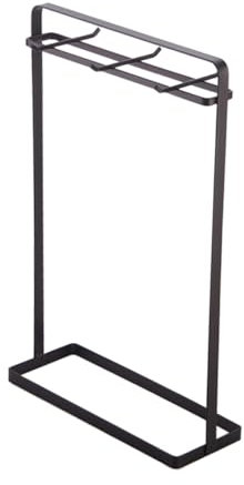 Cabilock Metal Holder Spatula Rack Spatula Holder Spatula Hanger Spatula Stand Iron Kitchen Rack Brown