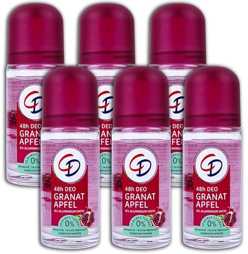 6 er Pack CD Deo Roll-on Granatapfel Deoroller 6 x 50ml