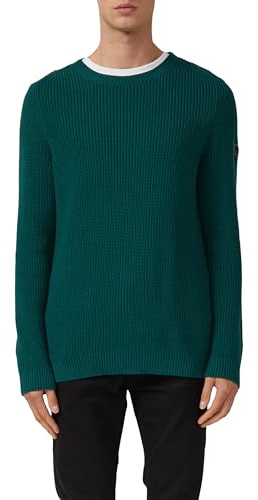 s.Oliver Strukturierter Baumwoll-Pullover mit Label-Patch
